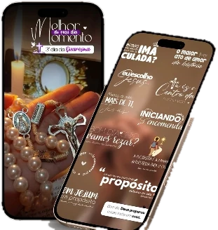 Figurinhas católicas em Stories